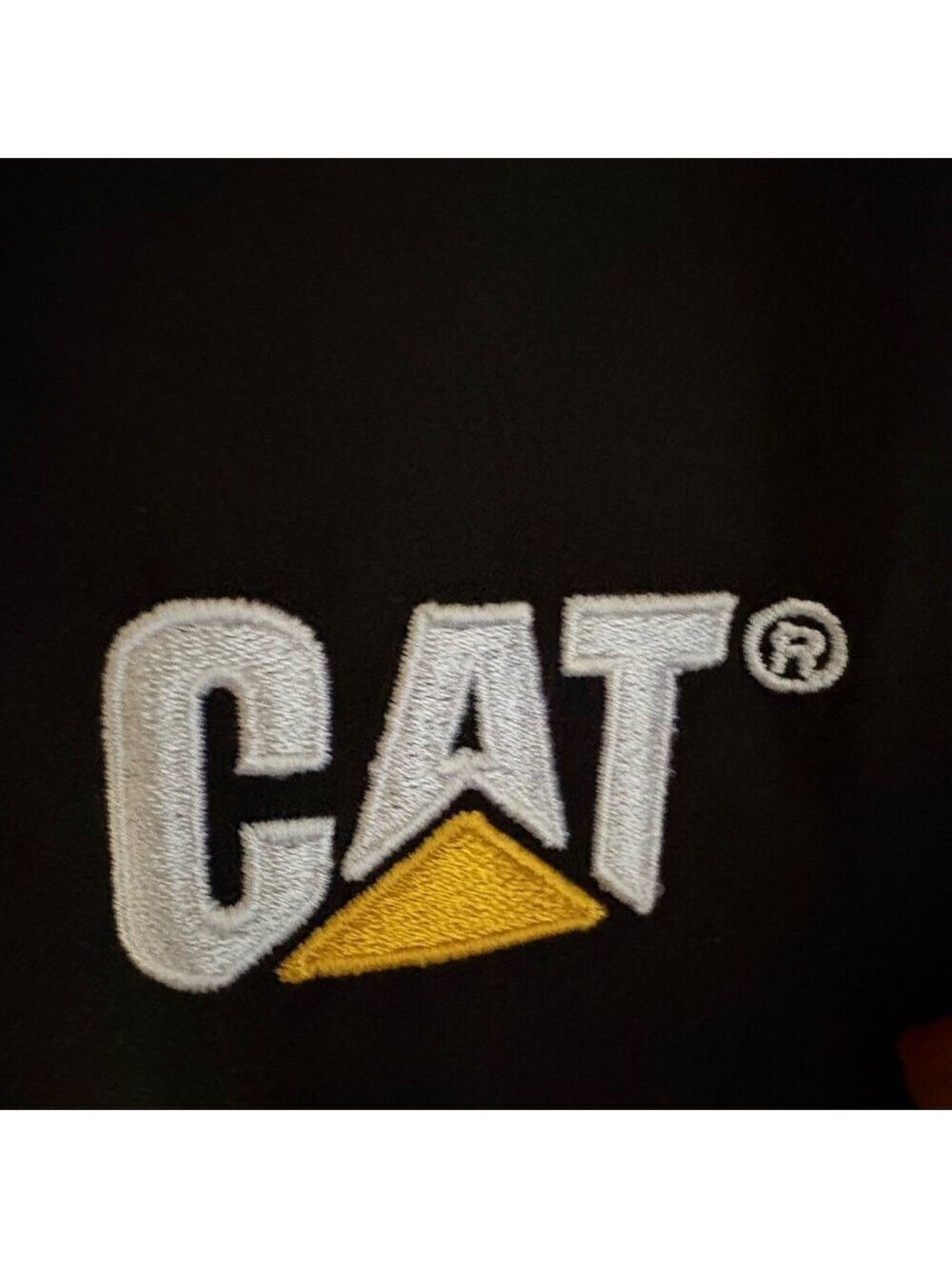 Caterpillar Black Polyester Windbreaker Pullover. 2X. Pockets. EUC! Like new! - Picture 5 of 12
